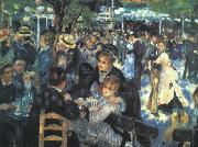 Pierre Renoir The Ball at the Moulin  de la Galette oil on canvas